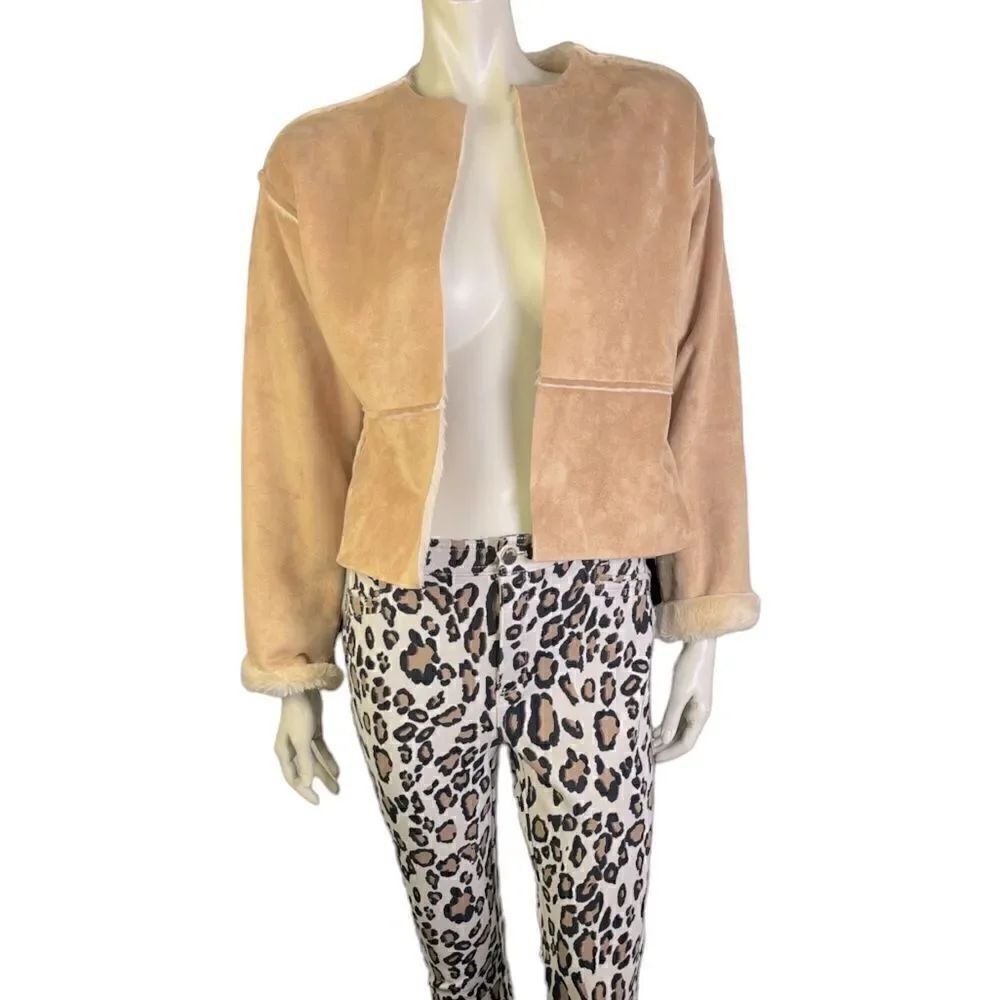 Faux Shearling Waist Coat from Banana Republic a Fall Fav! Like New Condition S